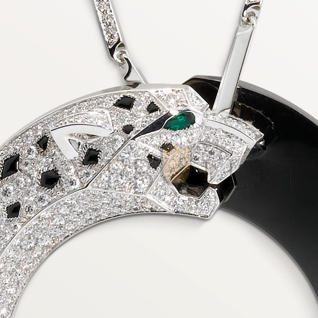 Ca*t*er panthÈre white gold de Ca*t*er necklace hp700855